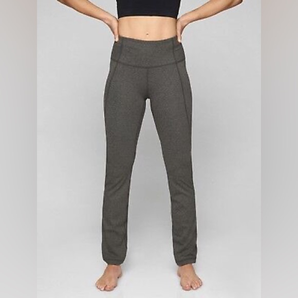 Athleta Pants - Athleta Powervita Straight Leg Grey Pants Size M